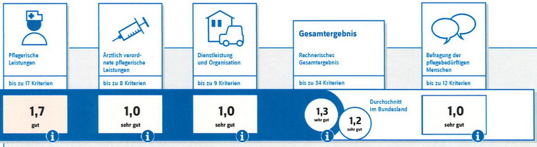 Qualität des ambulaneten Pflegedienstes